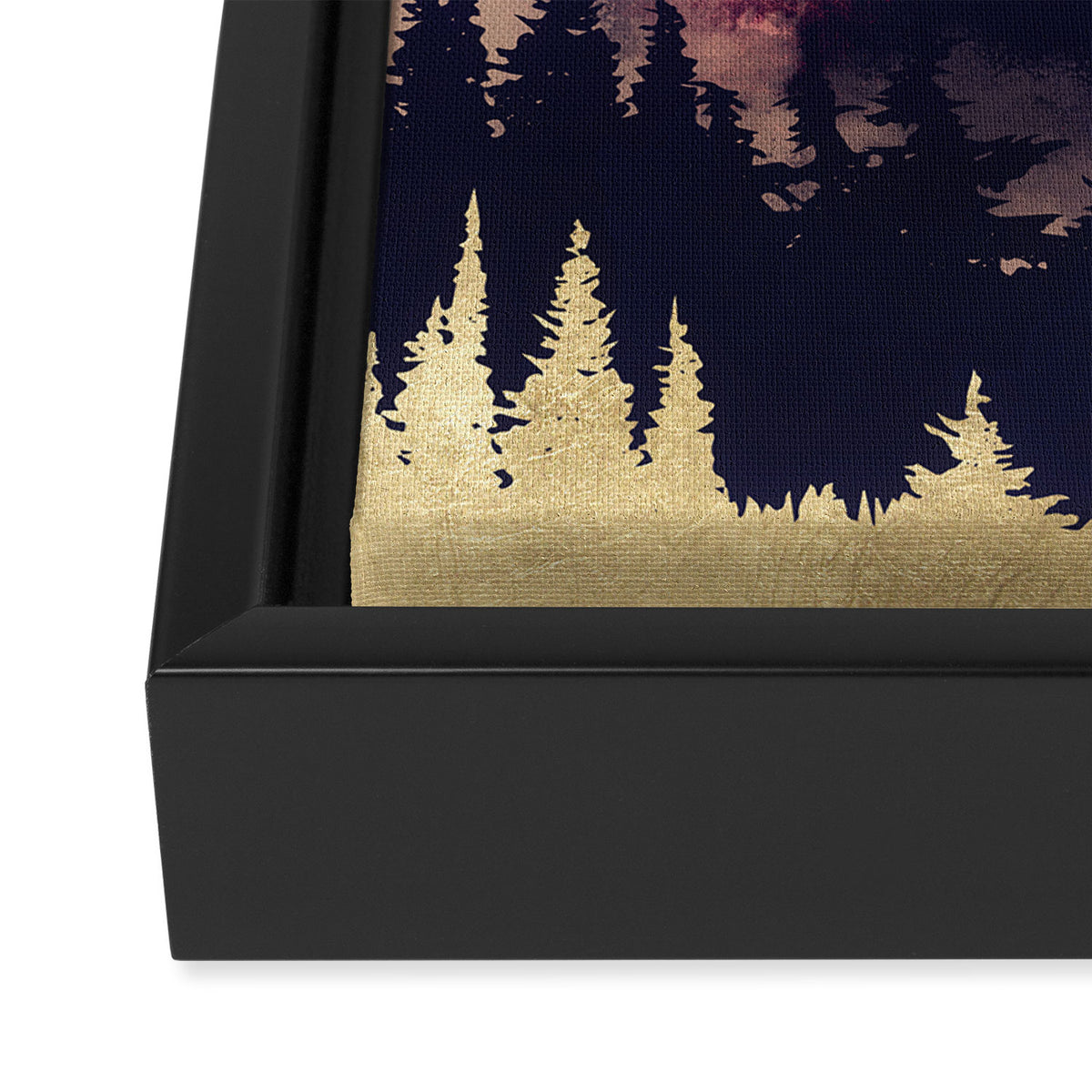 Evening Glow Framed Canvas Print Gallery Image 3