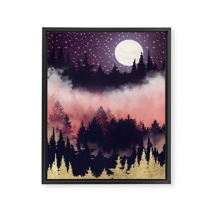Evening Glow Framed Canvas Print Gallery Image 1
