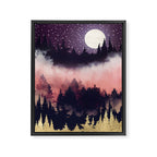 Evening Glow Framed Canvas Print Gallery Image 8