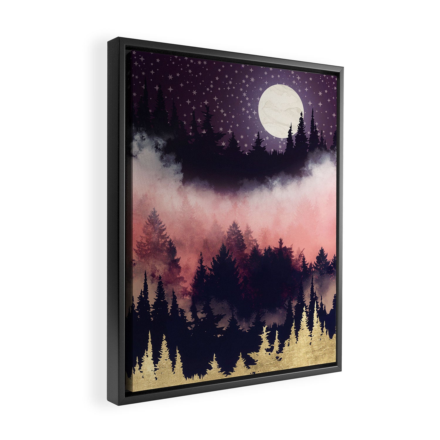Evening Glow Framed Canvas Print Gallery Image 2