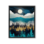 Evening Mist Framed Canvas Print Gallery Image 8