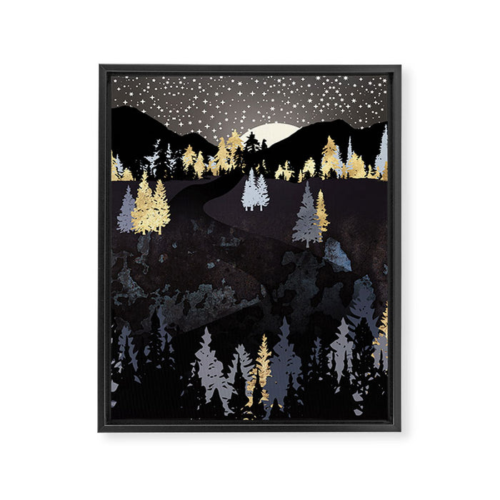 Evening Sky Framed Canvas Print Gallery Image 1