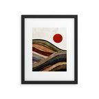 Fall Abstract Framed Art Print Gallery Image 6