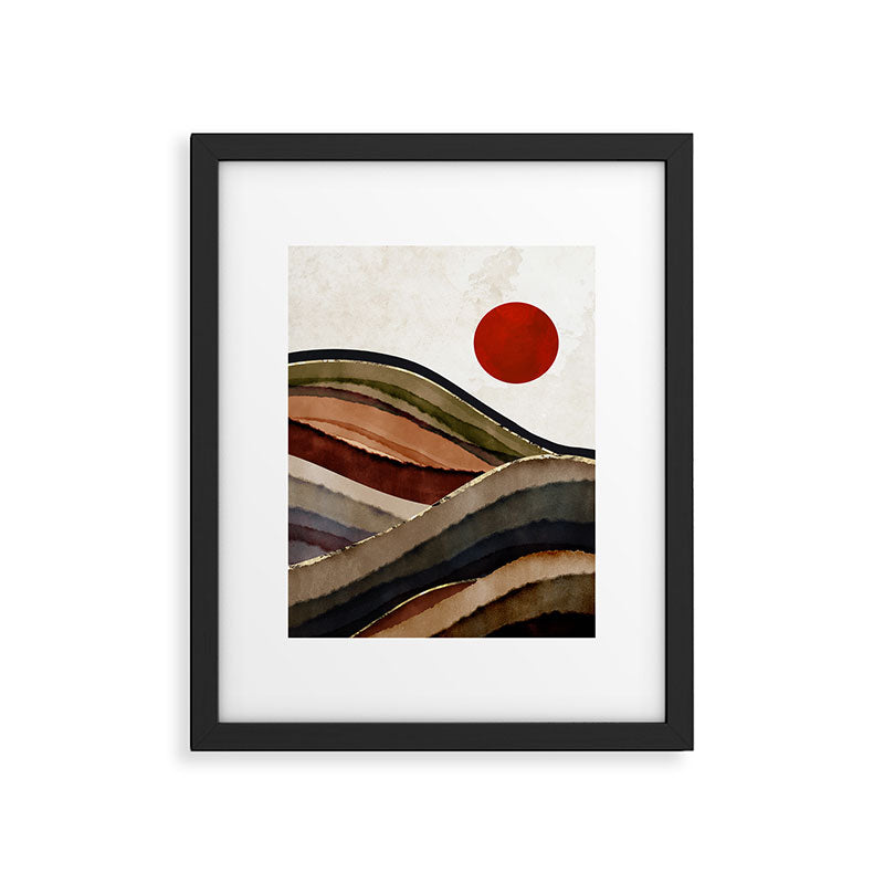 Fall Abstract Framed Art Print Gallery Image 6