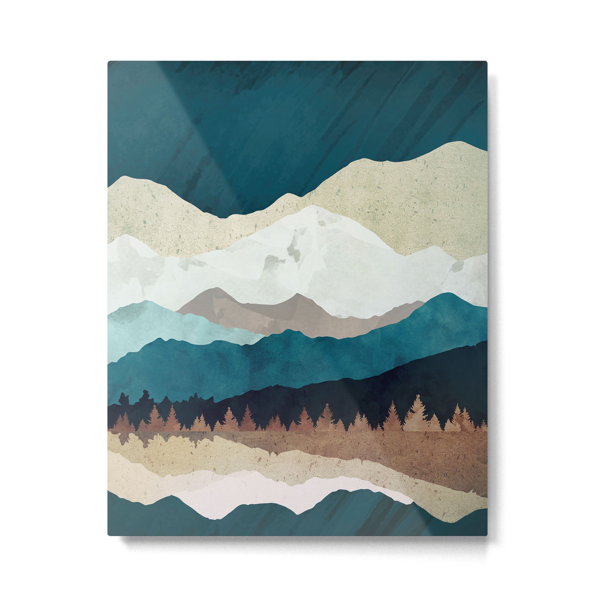 Fall Forest Night Metal Print Gallery Image 6
