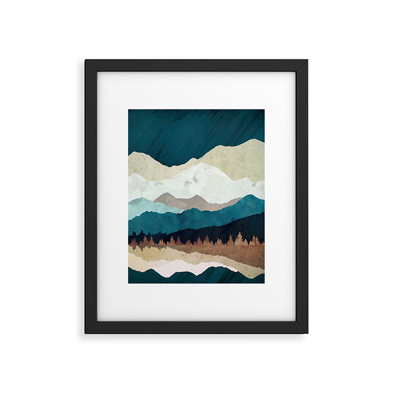 Fall Forest Night Framed Art Print Gallery Image 6