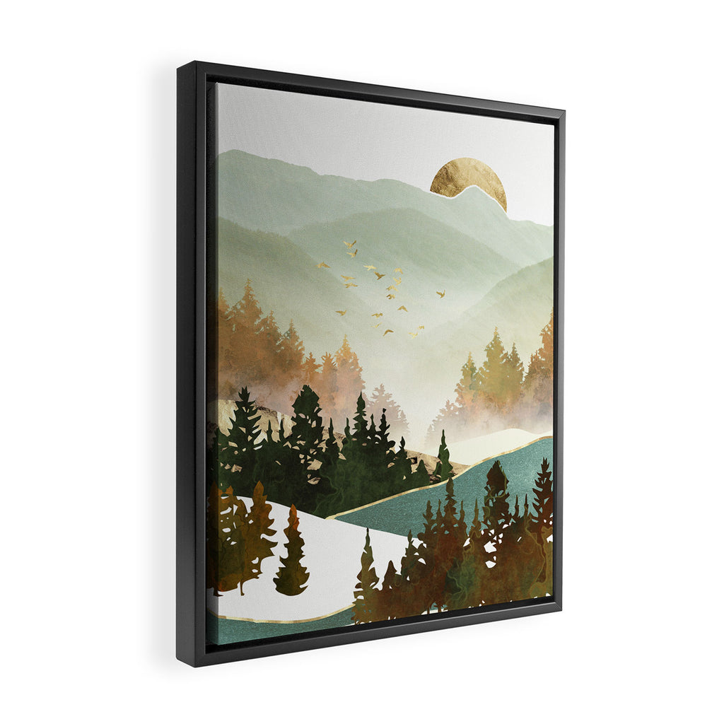 Fall Morning Framed Canvas Print Gallery Image 2