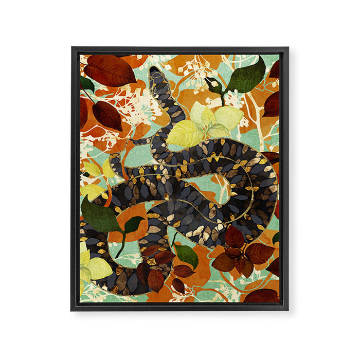 Fall Serpent Garden Framed Canvas Print Gallery Image 1