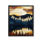 Fall Sunset Framed Canvas Print Gallery Image 8