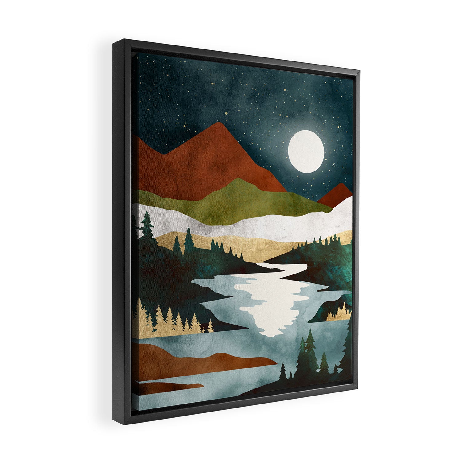Fall Vista Framed Canvas Print Gallery Image 2