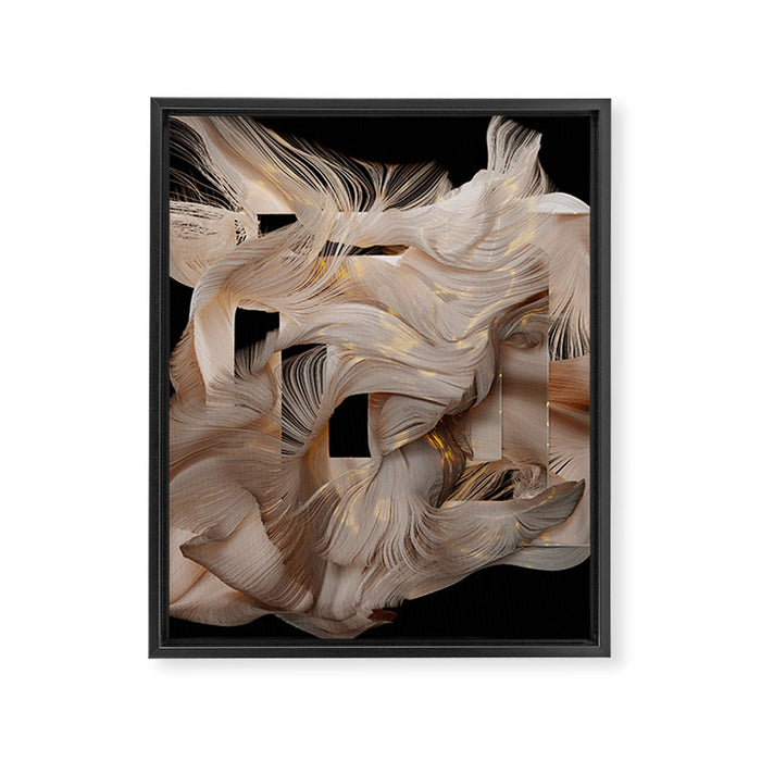 Flow Abstract II Framed Canvas Print Gallery Image 1