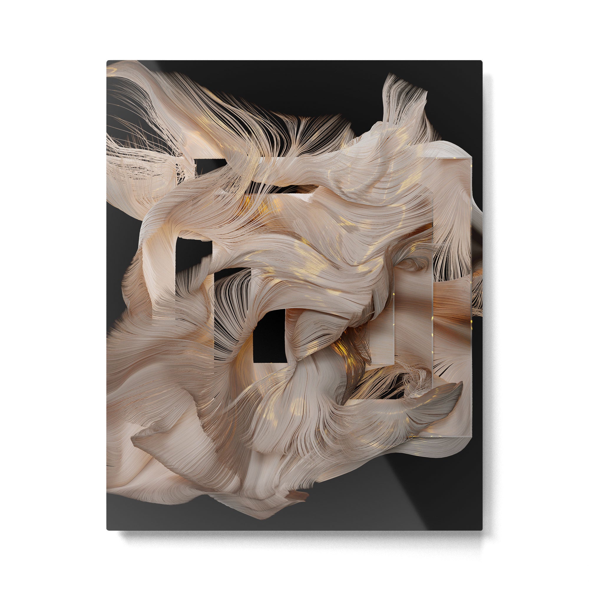 Flow Abstract II Metal Print Gallery Image 6