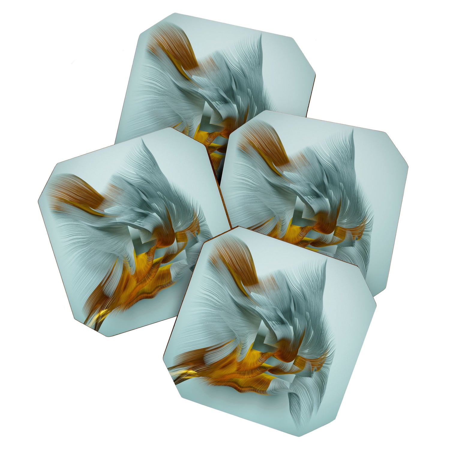 Flow Abstract IX Coaster Gallery Image 1