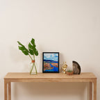 Flower Field Stream Framed Canvas Print Gallery Image 4