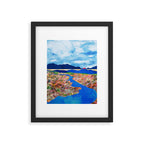 Flower Field Stream Framed Art Print Gallery Image 6