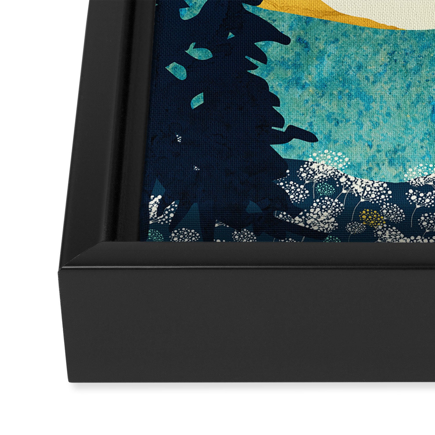Flower Vista Framed Canvas Print Gallery Image 3