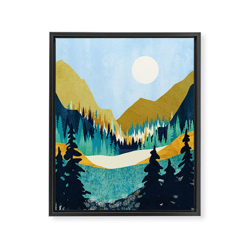 Flower Vista Framed Canvas Print Gallery Image 8