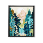 Forest Falls Framed Canvas Print Gallery Image 8