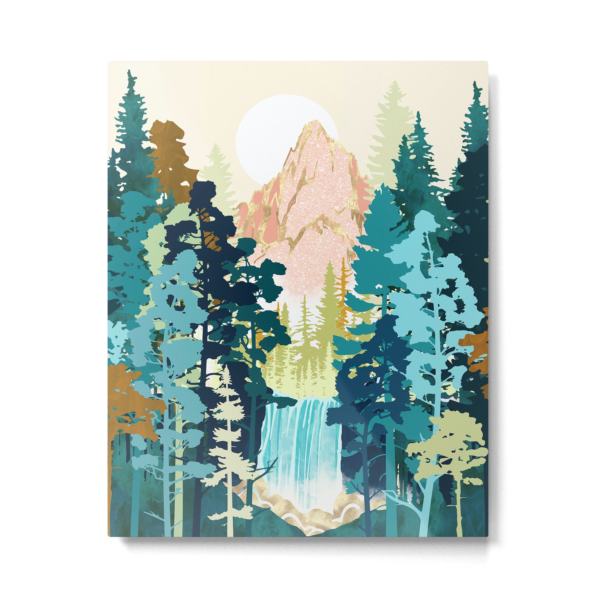 Forest Falls Metal Print Gallery Image 6