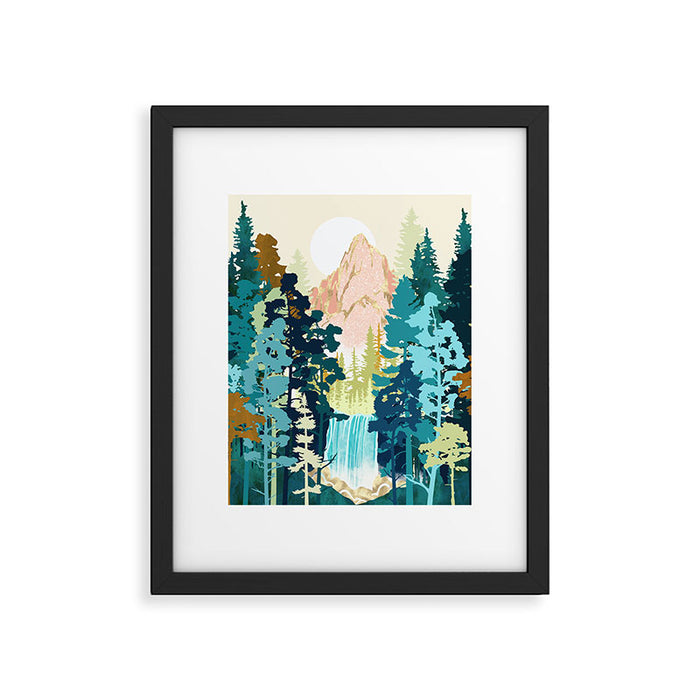 Forest Falls Framed Art Print Gallery Image 1