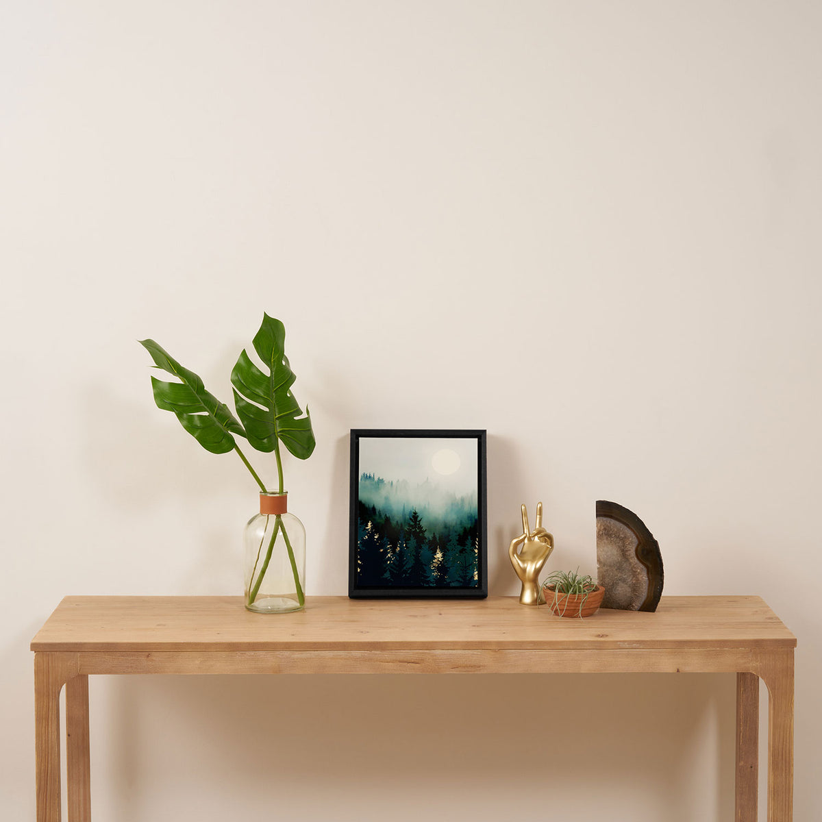Forest Glow Framed Canvas Print Gallery Image 4