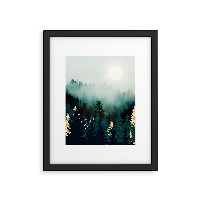 Forest Glow Framed Art Print Gallery Image 6