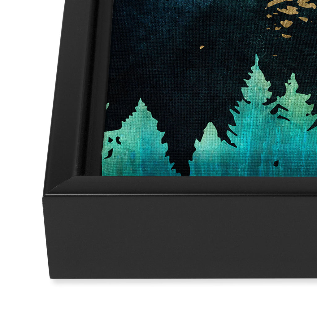 Forest Mist - Custom Horizontal Framed Canvas Print Gallery Image 3