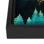 Forest Mist - Custom Horizontal Framed Canvas Print Gallery Image 3