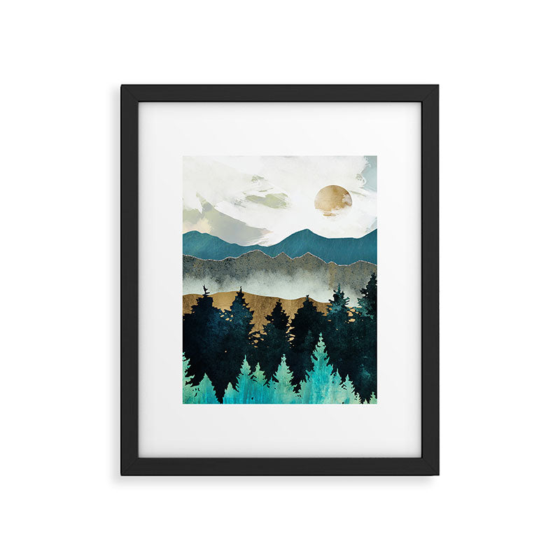 Forest Mist - Custom Horizontal Framed Art Print Gallery Image 6