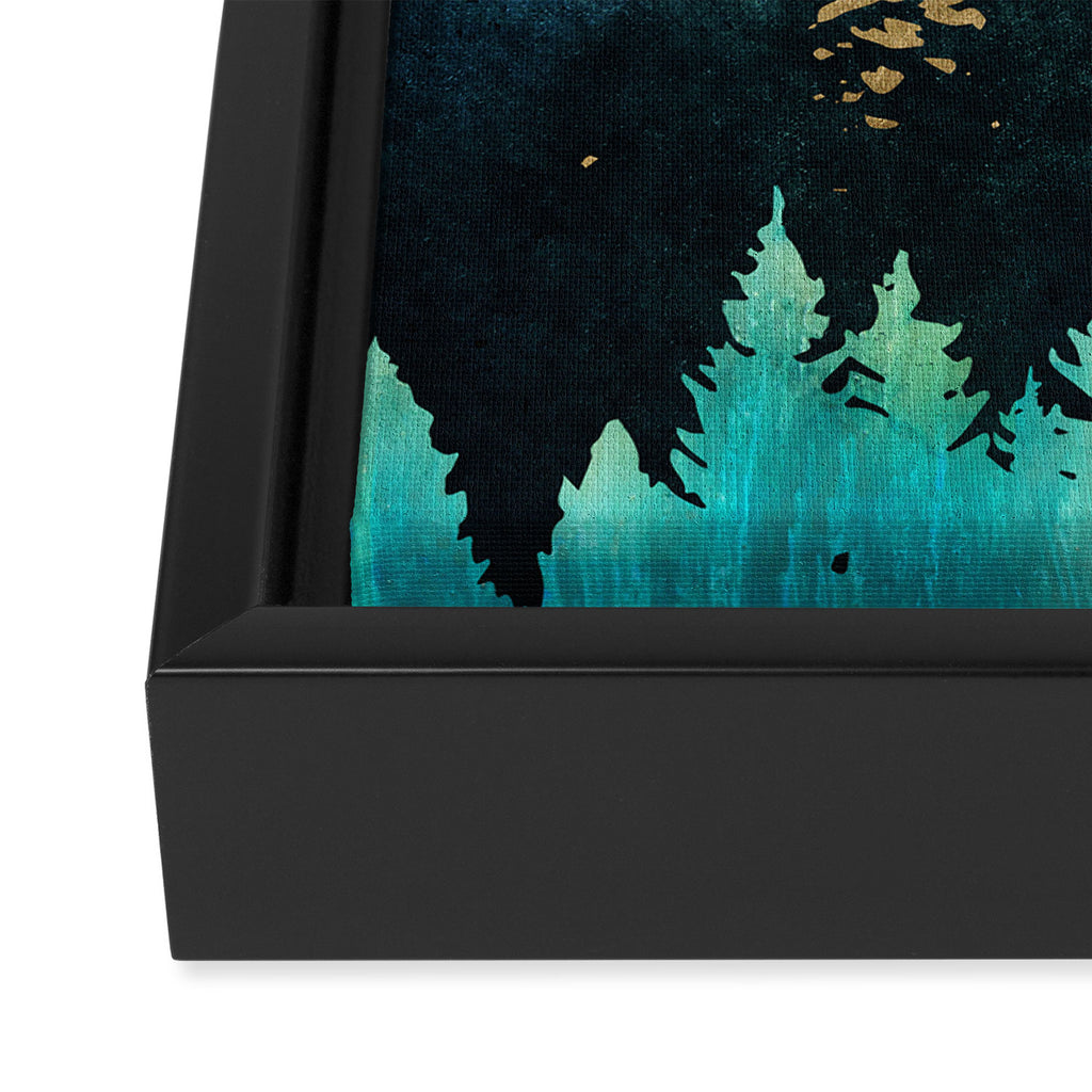 Forest Mist Framed Canvas Print Gallery Image 3
