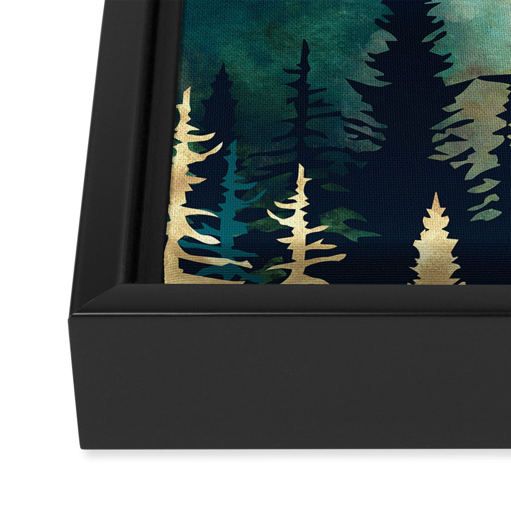 Forest Moon Framed Canvas Print Gallery Image 3