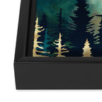 Forest Moon Framed Canvas Print Gallery Image 3