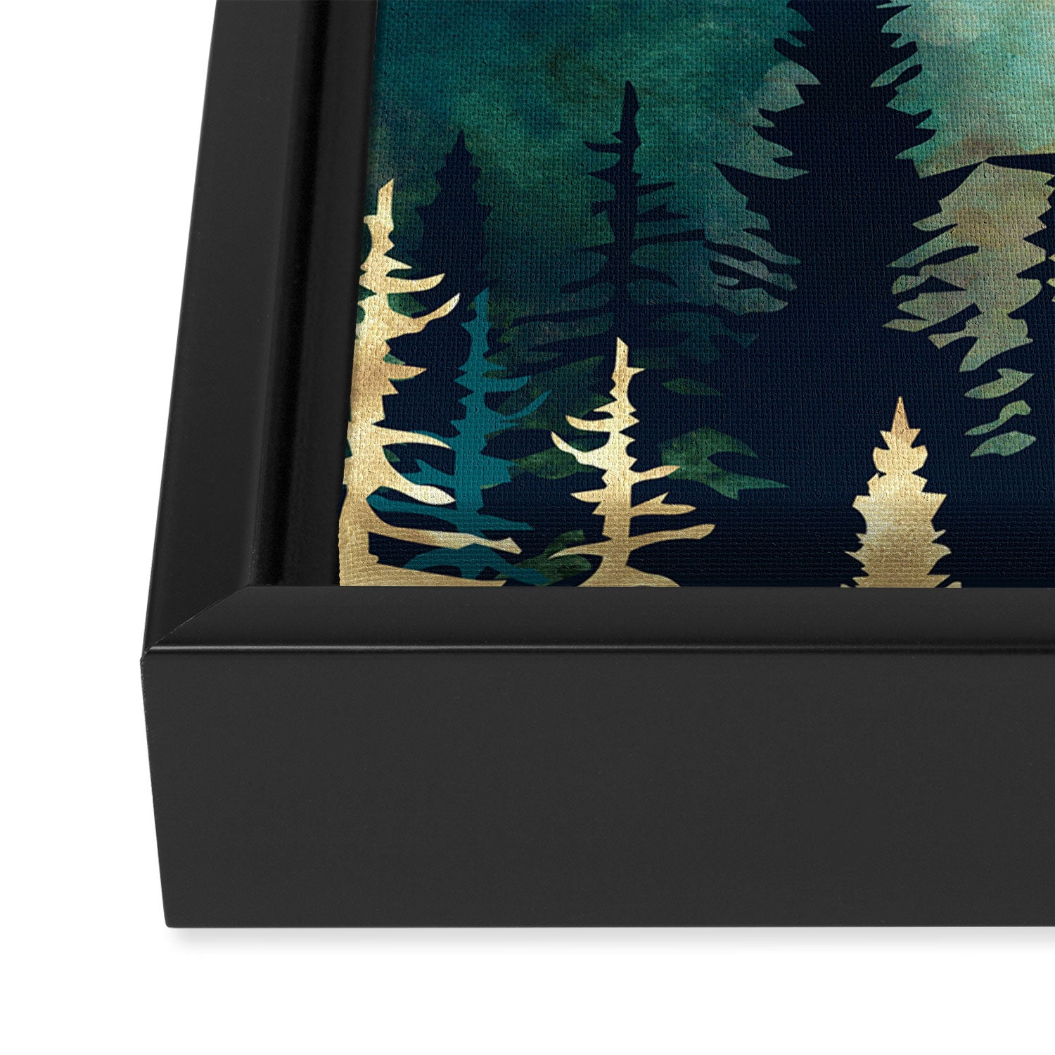 Forest Moon Framed Canvas Print Gallery Image 3