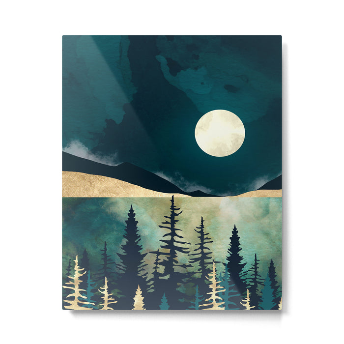 Forest Moon Metal Print Gallery Image 1