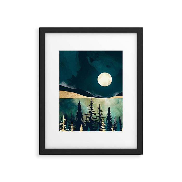 Forest Moon Framed Art Print Gallery Image 1