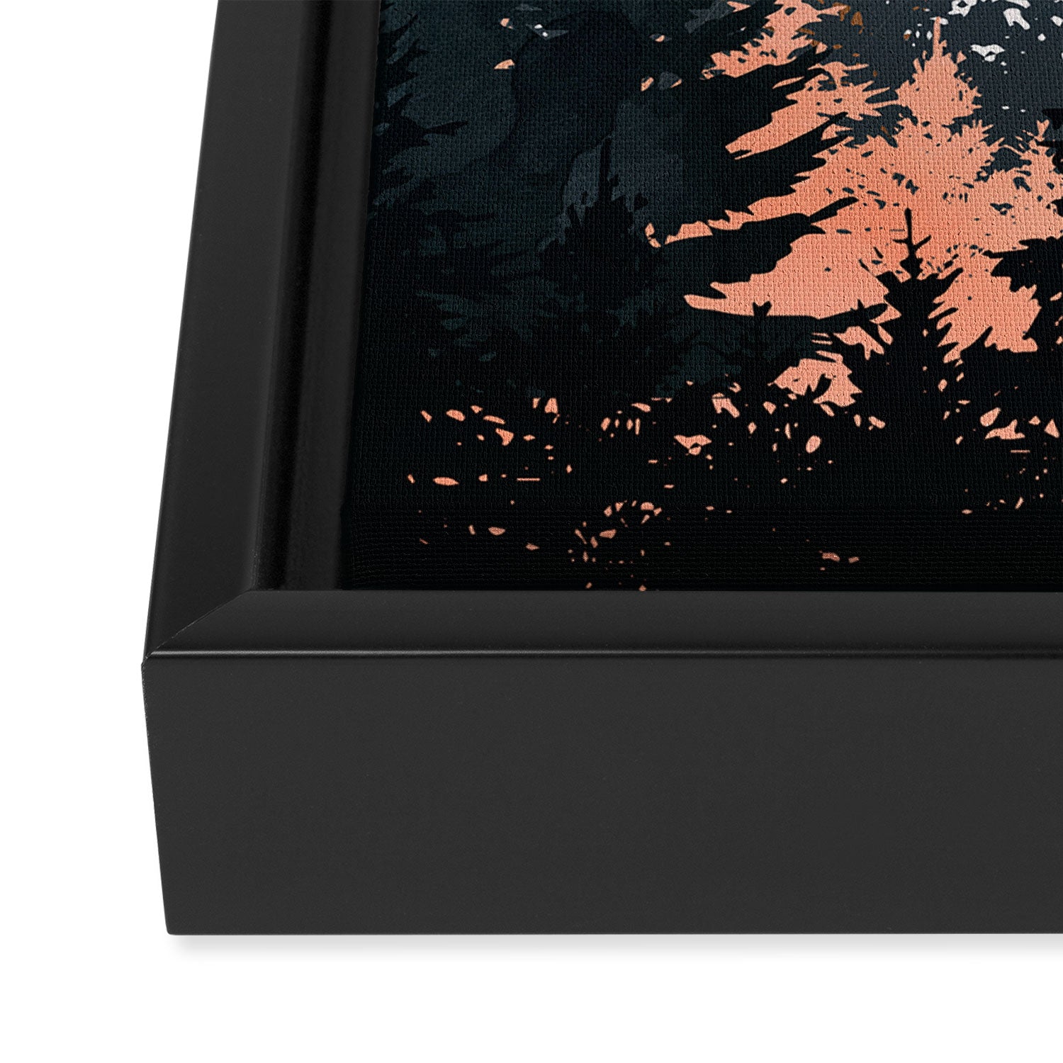 Forest View Framed Canvas Print Gallery Image 3