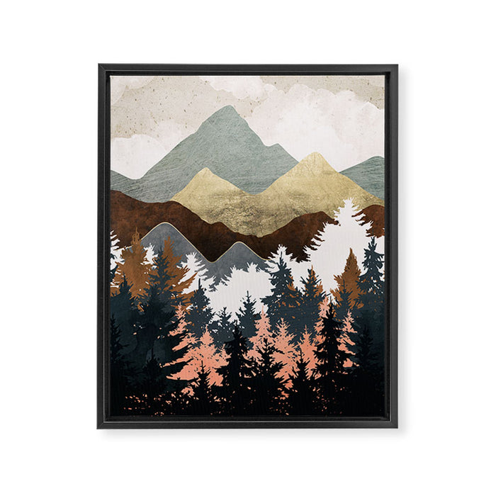 Forest View Framed Canvas Print Gallery Image 1