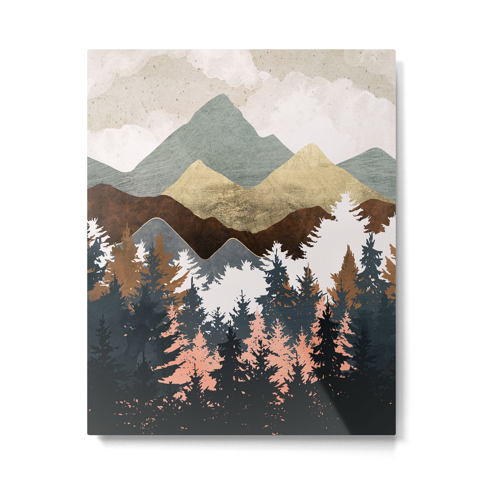 Forest View Metal Print Gallery Image 6