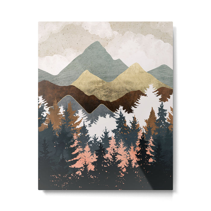 Forest View Metal Print Gallery Image 1
