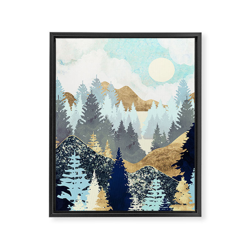 Forest Vista Framed Canvas Print Gallery Image 8