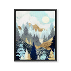 Forest Vista Framed Canvas Print Gallery Image 8