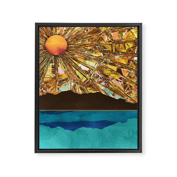 Fractured Sky Framed Canvas Print Gallery Image 1