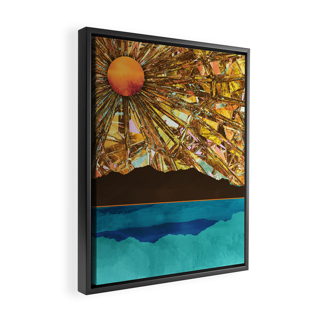 Fractured Sky Framed Canvas Print Gallery Image 2
