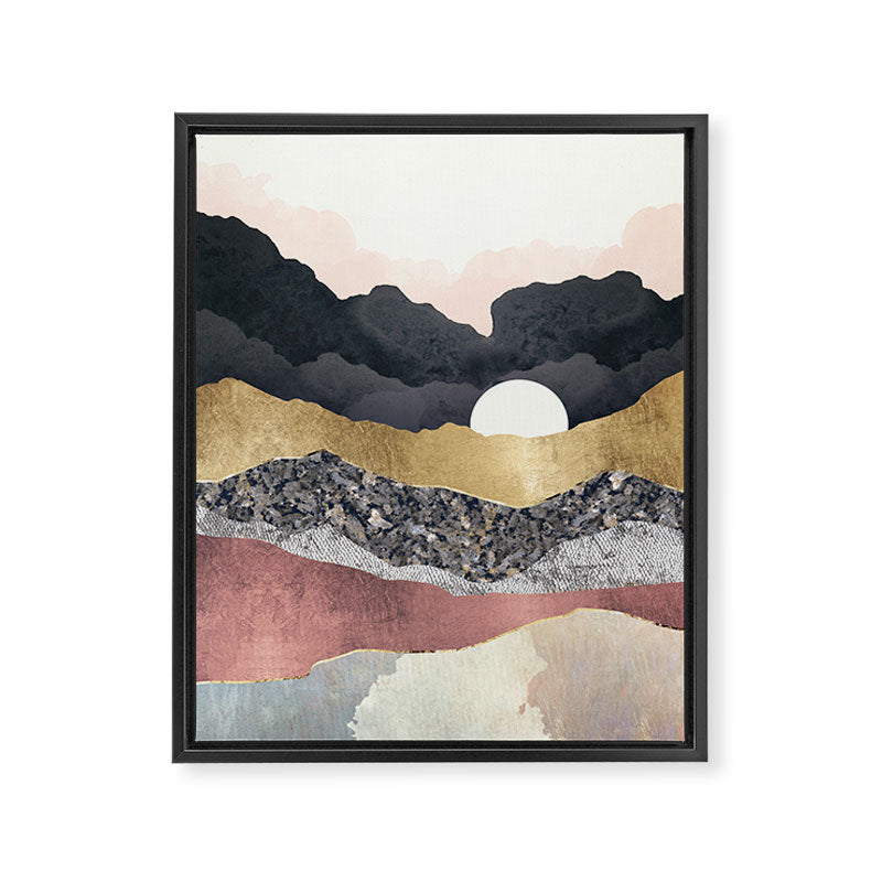 Frost Reflection Framed Canvas Print Gallery Image 8