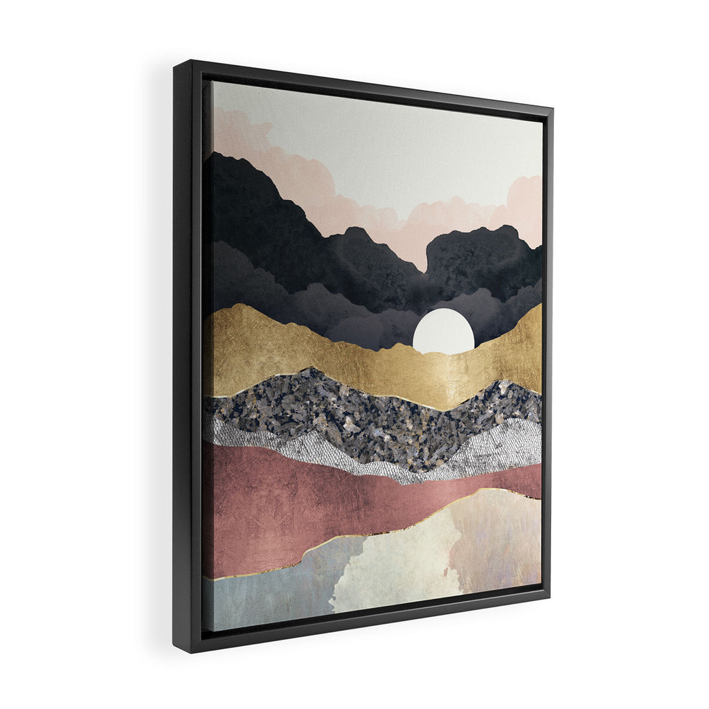 Frost Reflection Framed Canvas Print Gallery Image 2