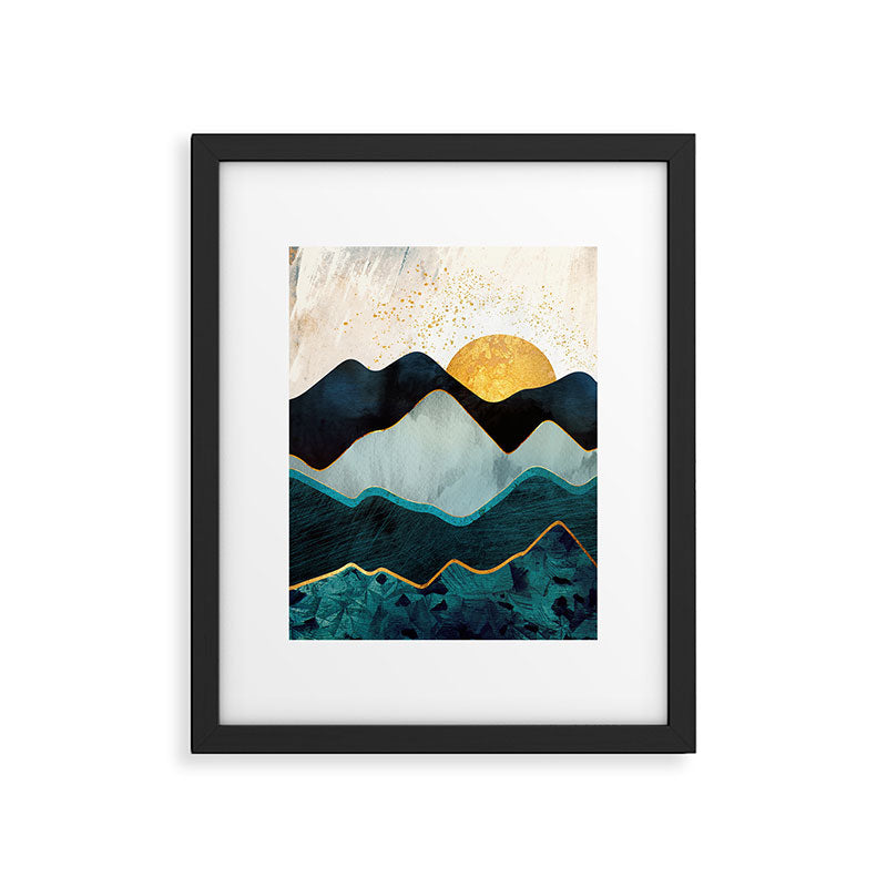 Glacial Hills Framed Art Print Gallery Image 4