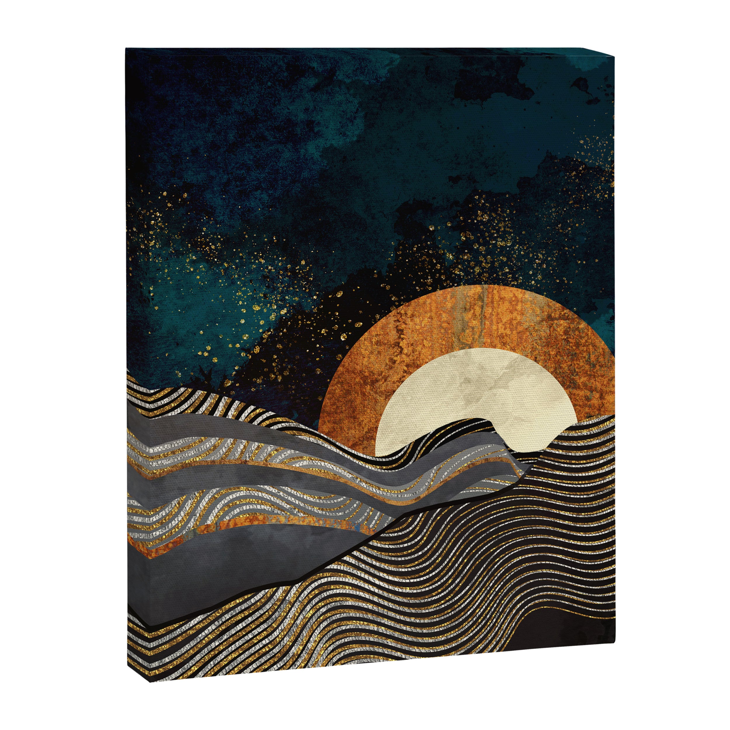 Gold & Silver Fields Canvas Print Gallery Image 8