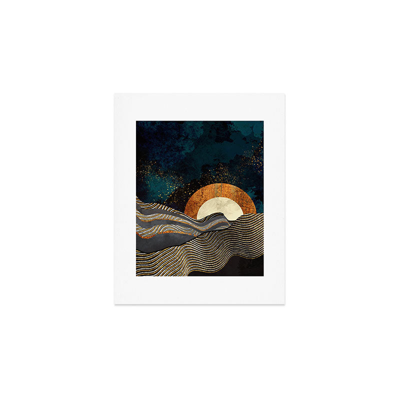 Gold & Silver Fields Art Print Gallery Image 1