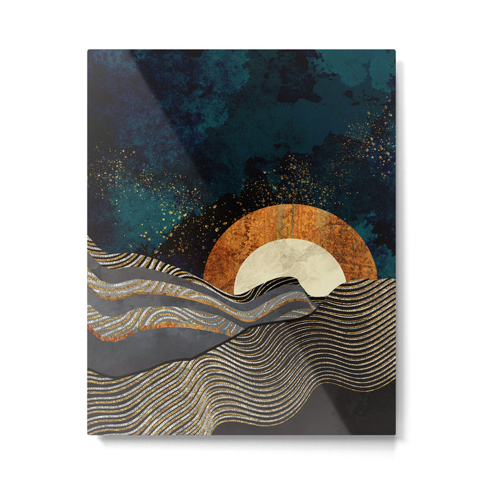 Gold & Silver Fields Metal Print Gallery Image 1