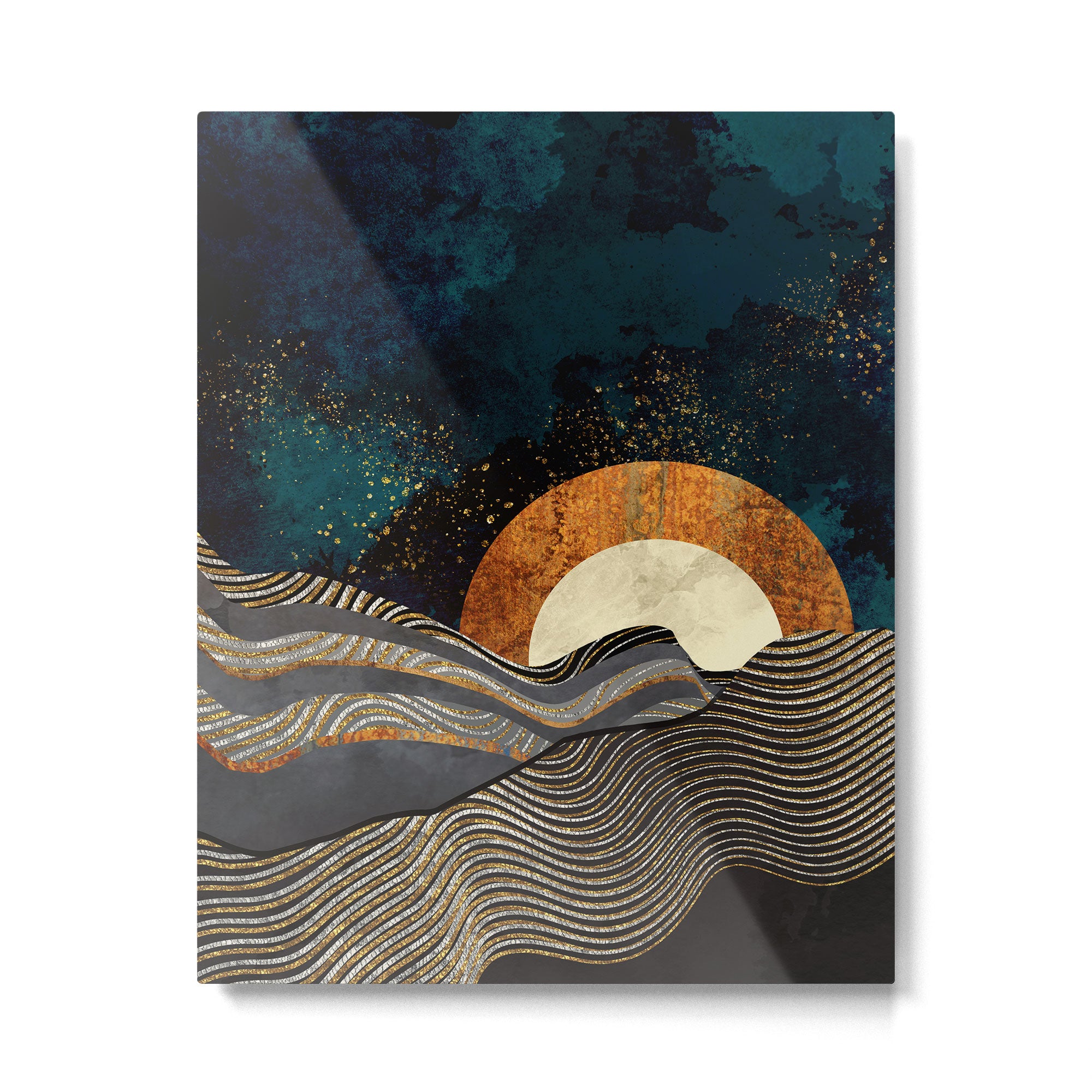 Gold & Silver Fields Metal Print Gallery Image 6